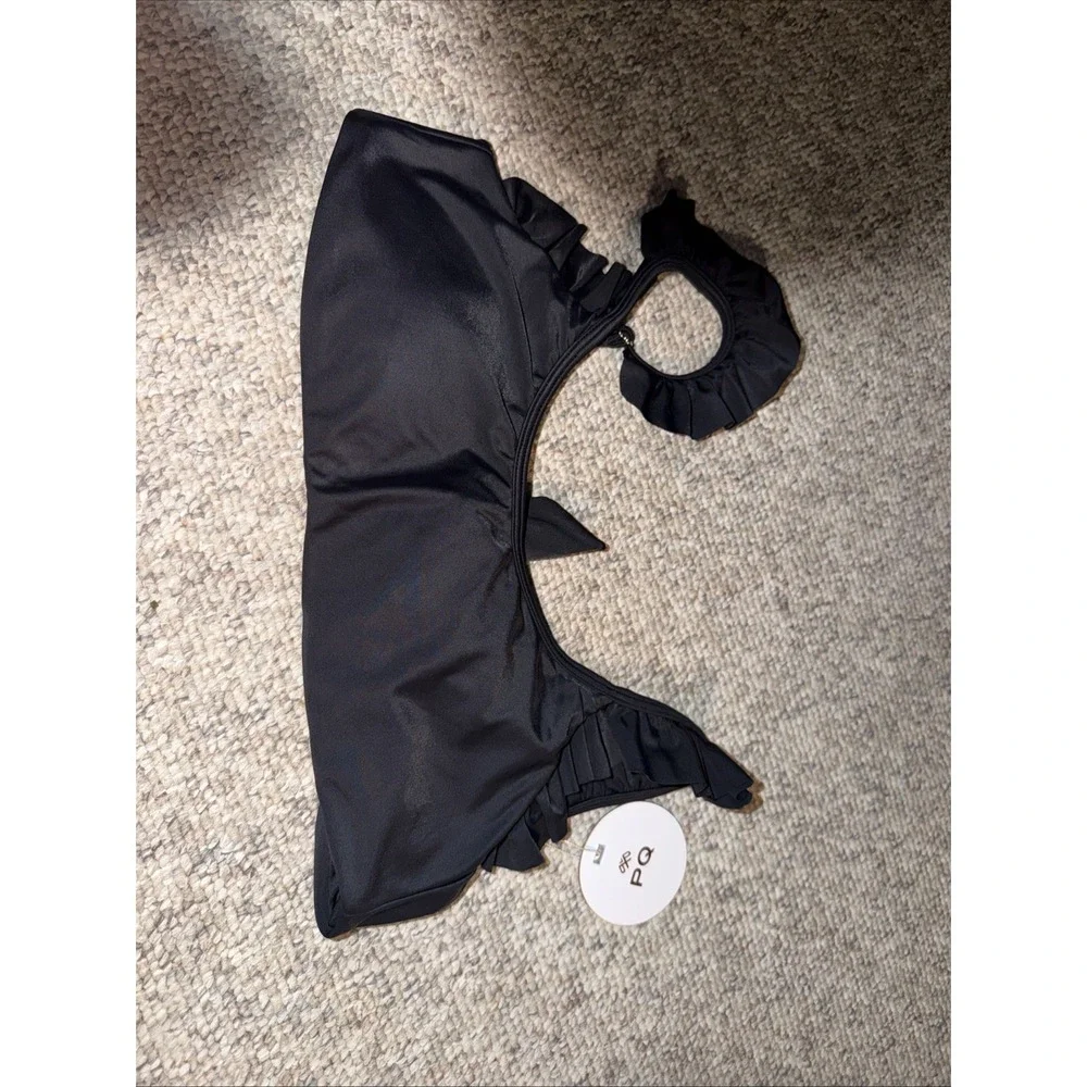 Women's Large Black PQ swimsuit Top